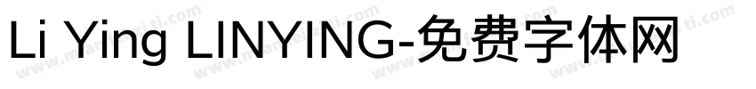 Li Ying LINYING字体转换